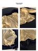 Louvre Summer French Romantic Lantern Sleeve Baby Doll Top for Women