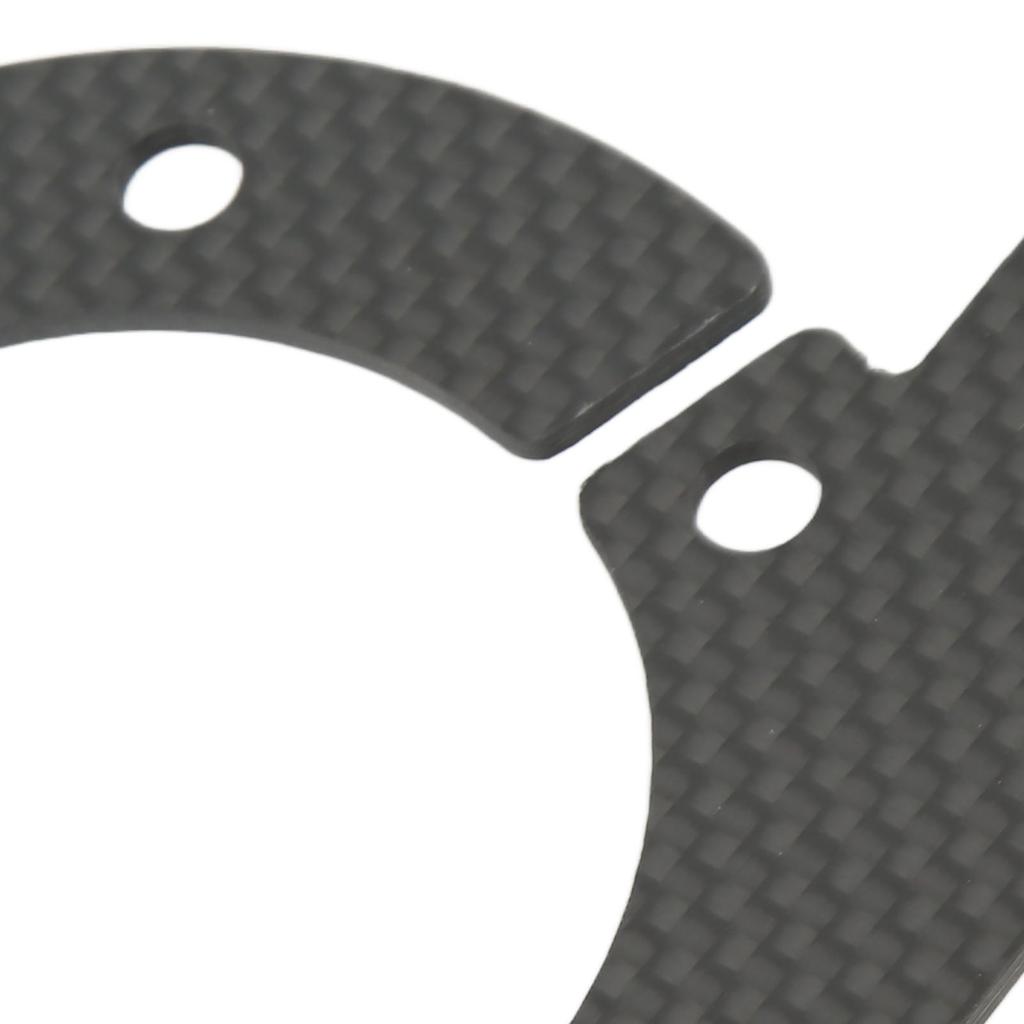 Steering Wheel Horn Button 6 Hole Carbon Comfortable Touch Sensitive Replacement For