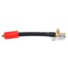 Tire Inflator Extension Tube 16cm M6 Quick Connect Clip On Air Chuck Hose for Car Motorcycle Bike Tires with Release