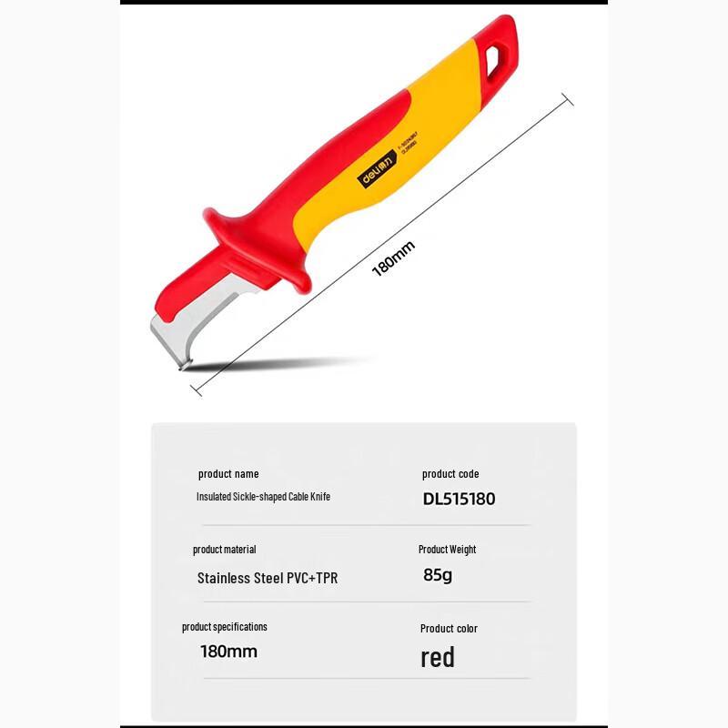Deli Industrial Insulated Cable Knife