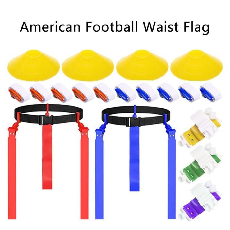 Football Belt Soccer Waist Flags Belt Flags Soccer Exercise Sport Equipment