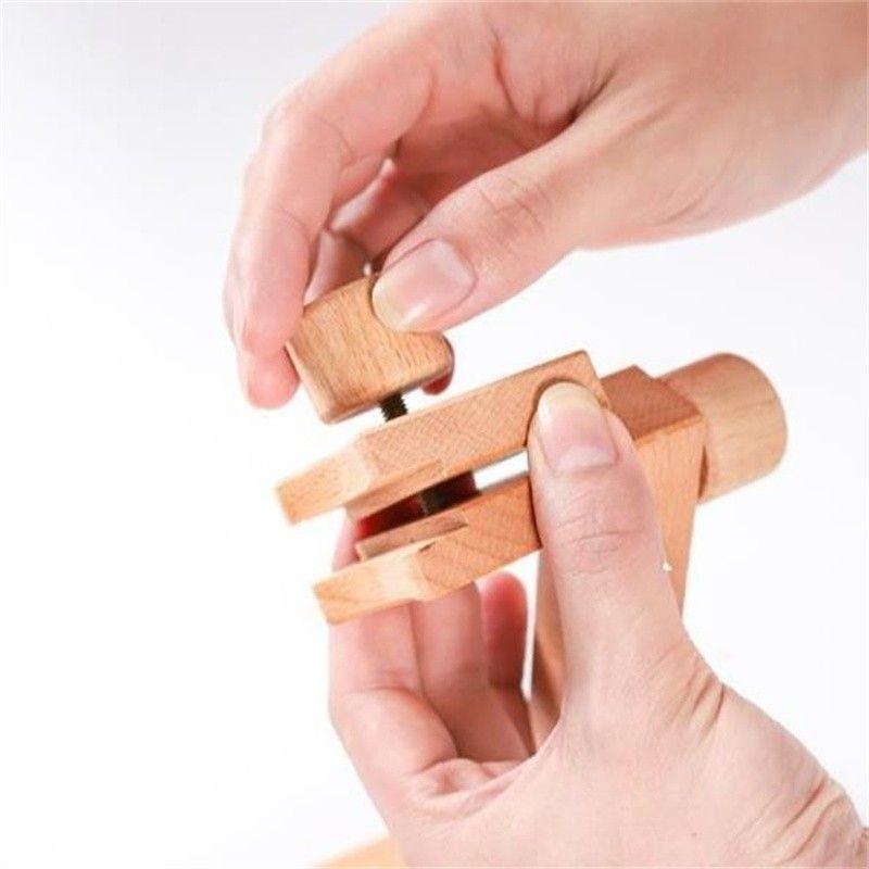 Used Embroidery stand embroidery stand embroidery wooden embroidery hoop stand embroidery tools handicraft handmade craft scroll frame 360 degrees