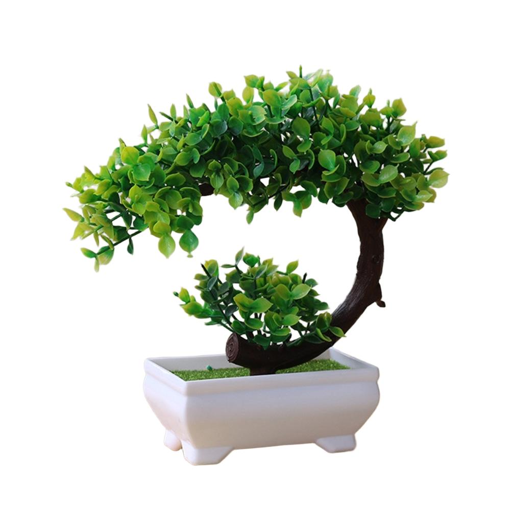 Low Maintenance Faux Potted Plant Realistic Foliage