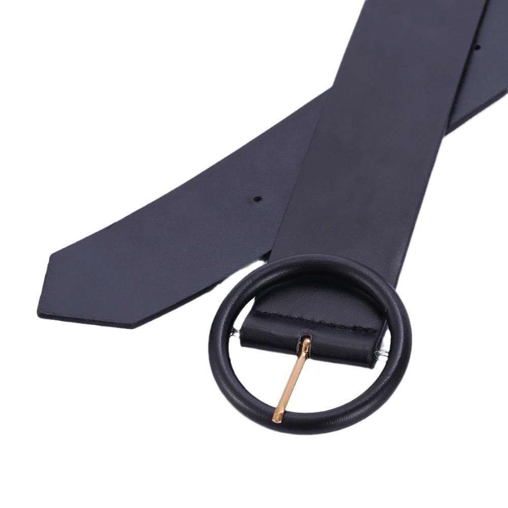 Casual Metal Buckle Student Trousers Belt Women's Belt E-commerce Simple Ins Style Automatic Buckle Belt