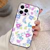 Small F-Flowers   Phone Case For iPhone 17, 16,15,14,13,12,11 Plus,Pro Max, Others Soft Black Cover