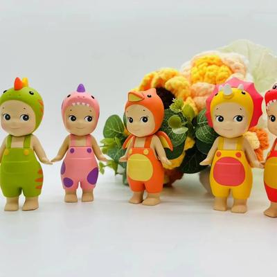 Blind Box Dinosaur Series Anime Figures Ornaments Seoul Strawberry Dolls Fans Children Christmas Gift Toys