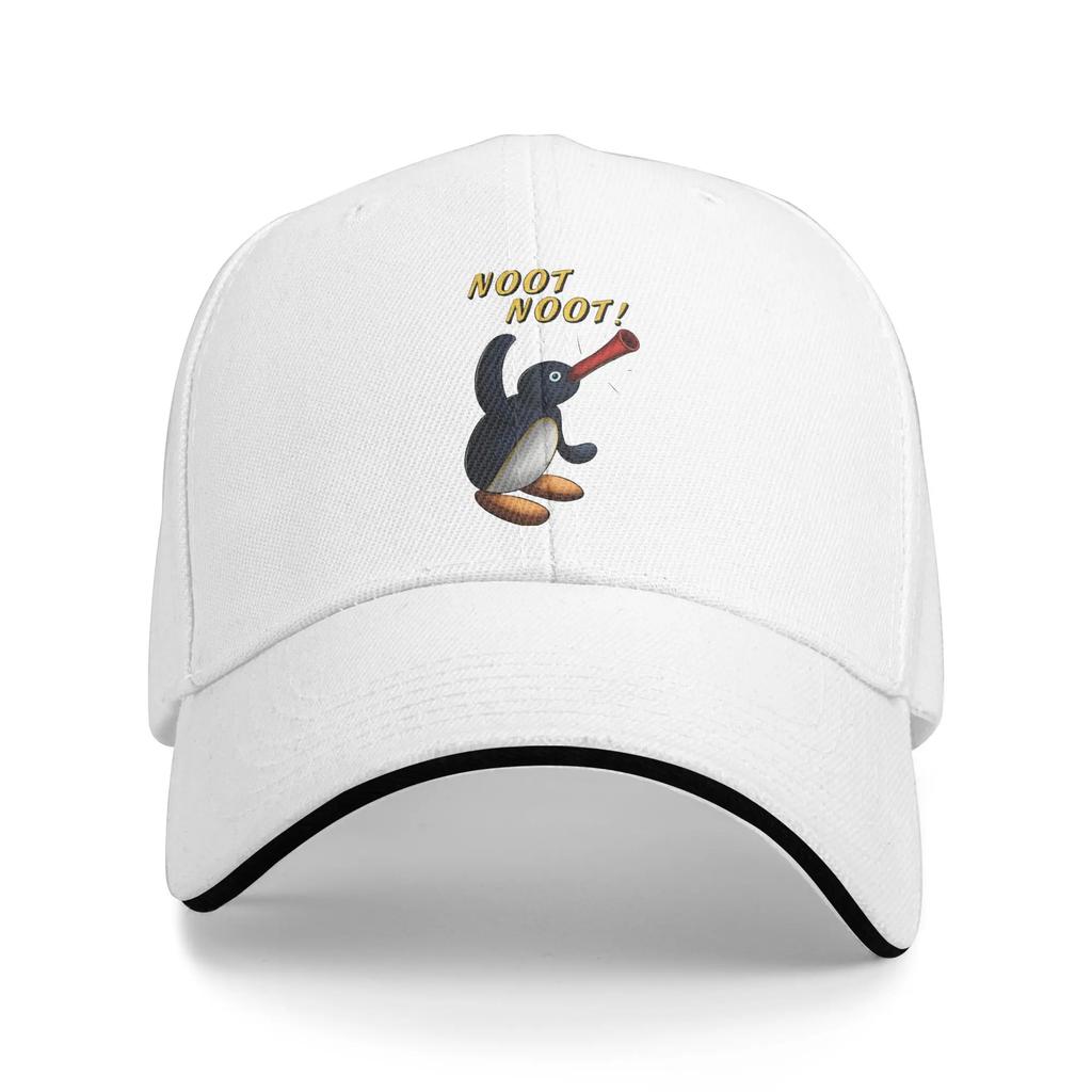 Noot Noot Pingu Zon Baseballpet Zomer Streetwear Truckerpet Voor Unisex Vrouwen Buiten Sportschool Baseballpetten