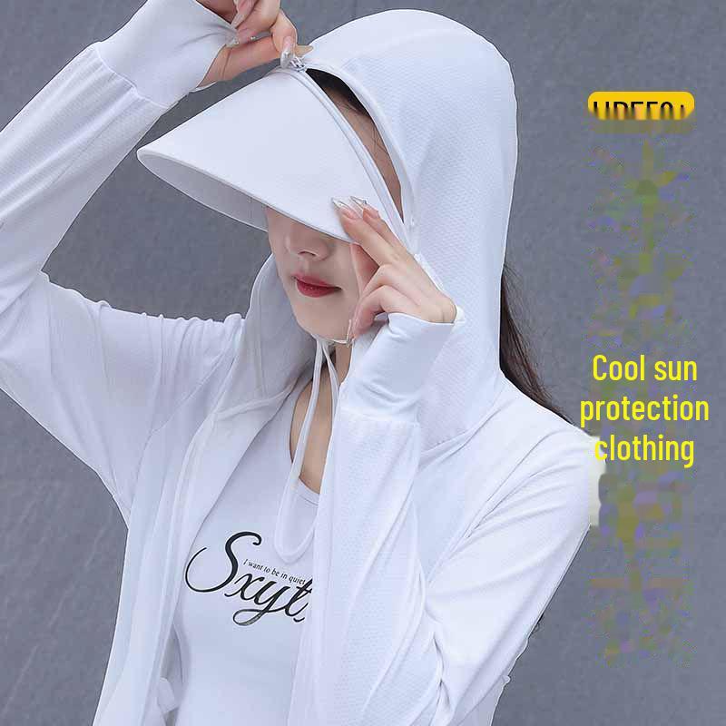 

Унисекс UPF50+ Куртка Ice Silk Sun Protection - Защита от УФ-излучения, Легкая, Воздухопроницаемая, Идеально подходит для рыбалки и активного отдыха 4XL (155-175 jin)