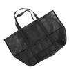 Mesh Beach Bag with 8 Pockets Waterproof Large Capacity Portable Handle Mesh Pool Bag for Vacation Swimming Black