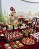 Chinese-Style Wooden Dessert and Pastry Display Stand for Buffet and Tea Party
