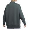 Nike Sweatshirts Women's Green Lapel Moderate Regular FZ3208-338