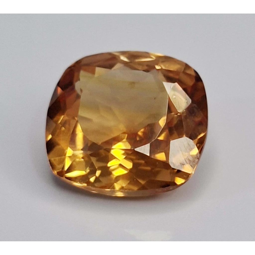 Natural Hessonite Garnet 7-9 Ct Cushion Cut Certified Stunning Loose Gemstone