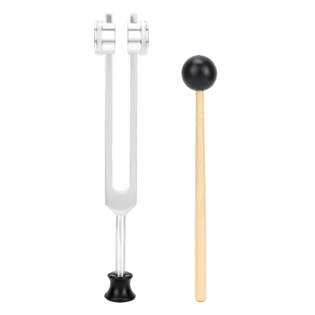 OM136.1 Aluminum Alloy Tuning Fork Portable Yoga Sound Therapy Tuning Fork with Hammer