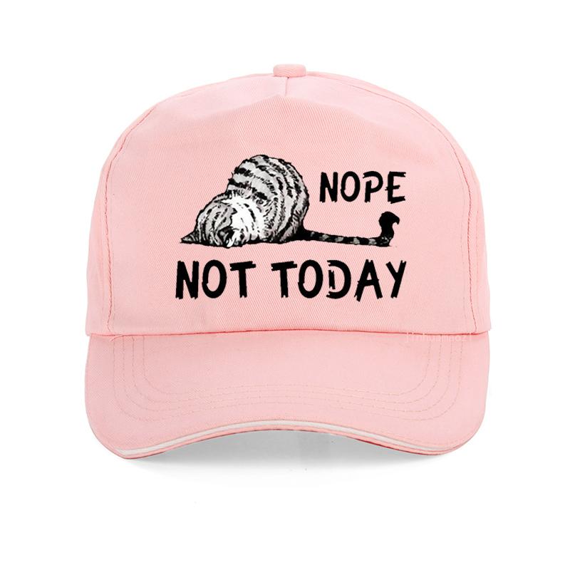 Nope Not Today cat Baseball Cap Cartoon Cute Cat feUnisex hats Adjustable snapback caps