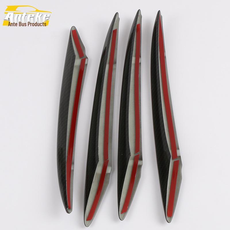 E-Class Front Fog Light Eyebrow Electroplated Anti-Scratch Strip