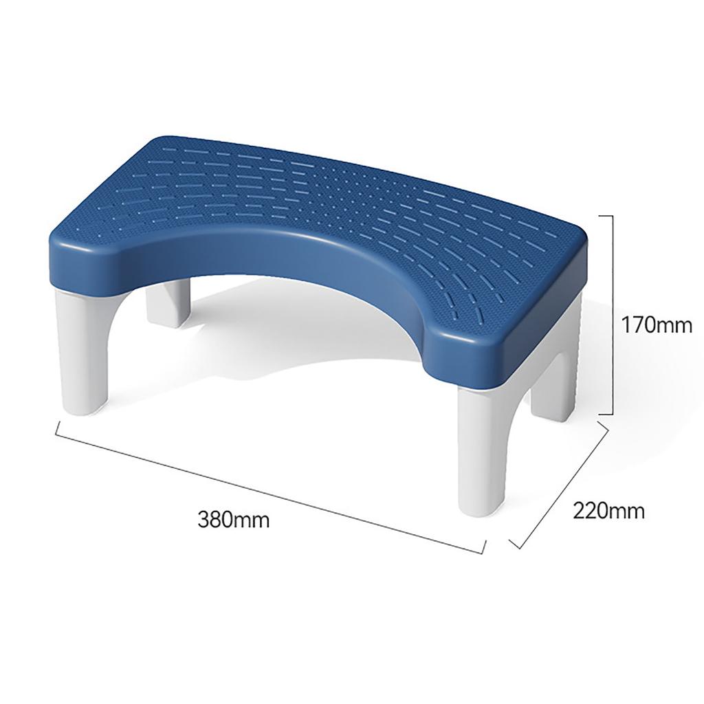 Toilet Stool Poop Stool for Squatting Posture Bathroom Thick Portable Potty Stool Anti Slip for Kids