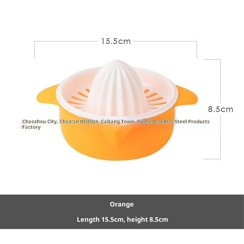 Manual Plastic Citrus Juicer Easy Clean Food Grade Material Perfect For Home Kitchen Squeezing Fresh Orange Lemon Juice