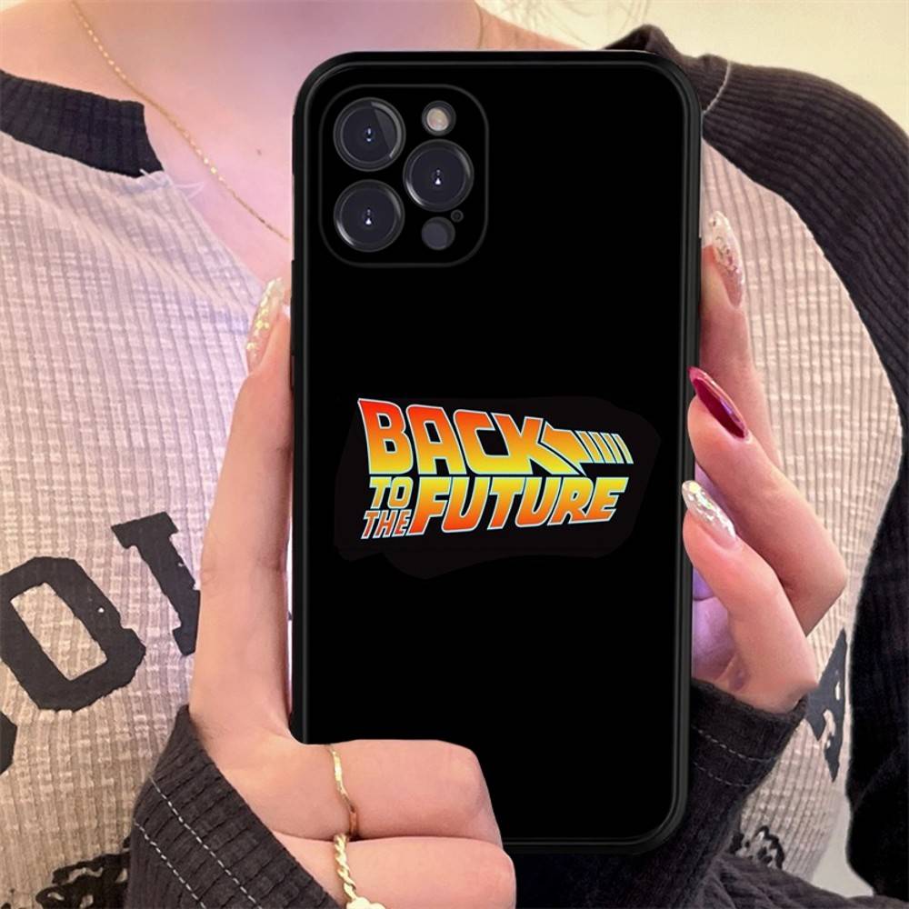 

Movie Back To The Future For IPhone 17 16 15 14 13 12 11 Pro Max 13 17Air Shockproof Soft Phone Cases Coque iPhone 15 pro