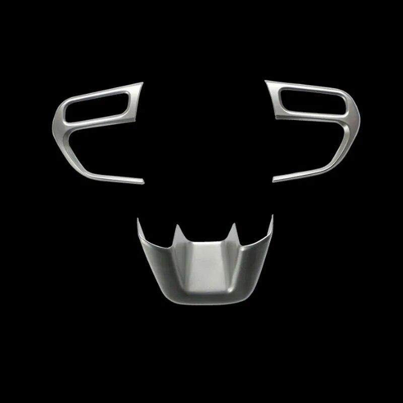 

Хромированные кнопки My Good Car на руль автомобиля, накладка, наклейка, аксессуары для Jeep Compass 2017 2018 Renegade 2015 серебряный