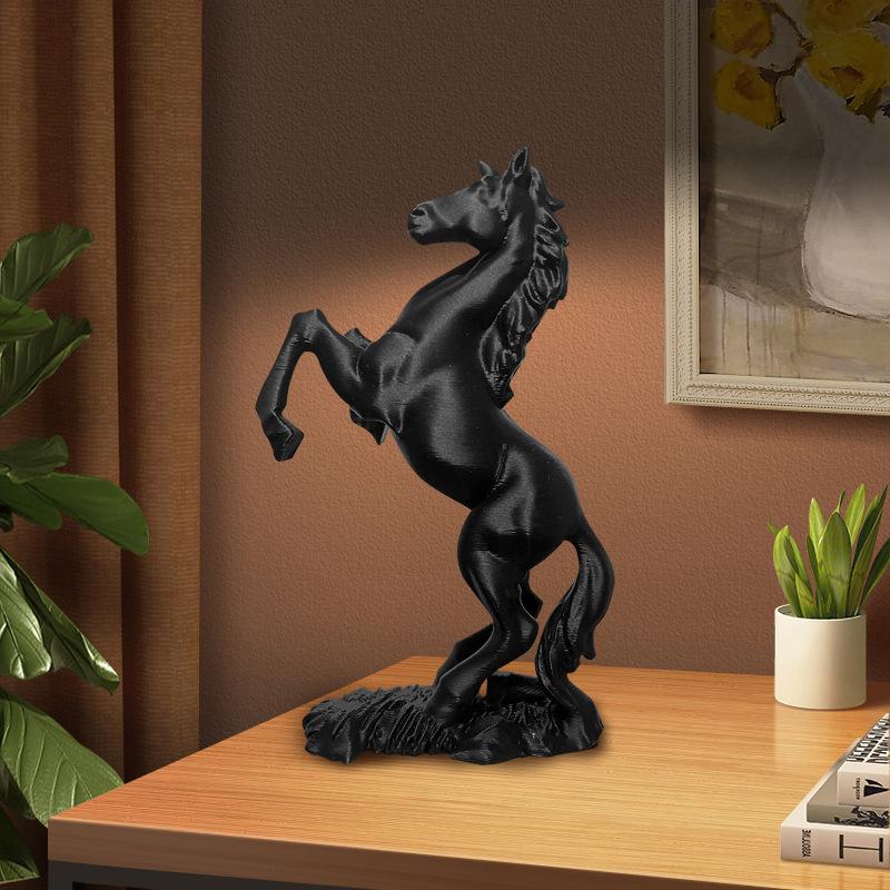 3D Printed Horse Statue Pegasus Sculpture Horse Year Ornament Modern Animal Art Decor Success Symbol For Home & Office