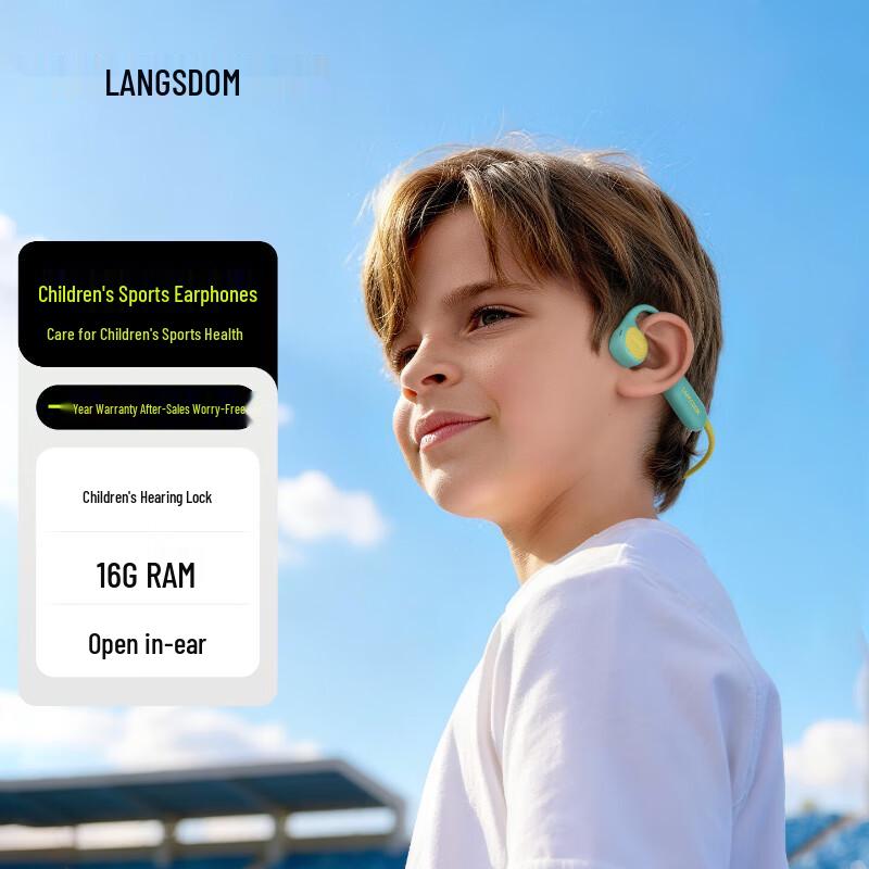 Lanstun AirKids Air Conduction Children's Sports Bluetooth Headphones