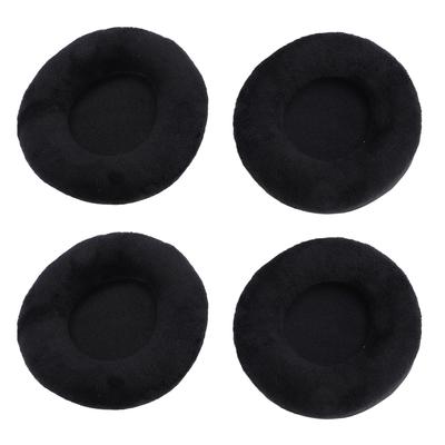 4 Pcs 90mm Headphone Ear Pads Velvet Memory Foam Universal Replacement Ear Cushions for V700 V700DJ