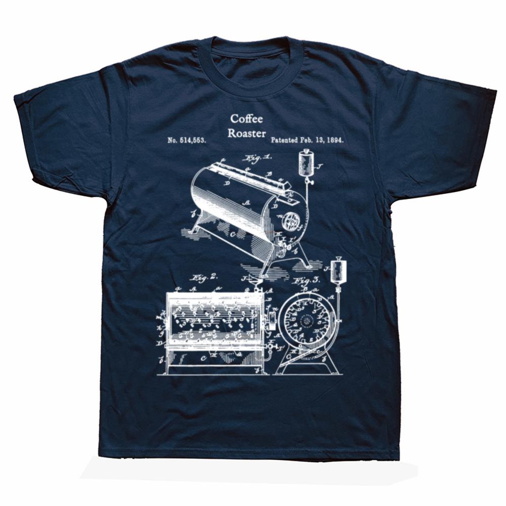 Funny Retro Coffee Roaster T Shirts Men Women Pure Cotton Humor Streetwear Tee Shirt Short Sleeve Unisex Bean Roasting Clothing