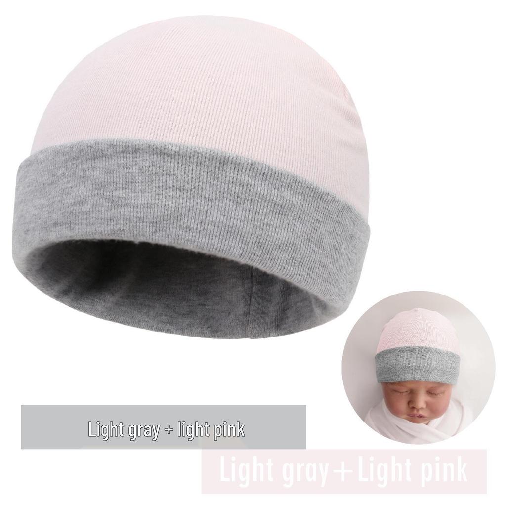 Matching Color Brushed Cap for Newborns: Spring, Autumn & Winter Styles, Double Size, 28 Colors