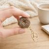 Mini Crochet Donut Keychain Colorful Food Shape Key Ring Handmade Knitted Keychain  Bag Pendant