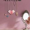 Metal Wall Mounted Bow Arrow Coat Rack, Entryway Organizer with Hooks for Jackets Hats Keys, Modern Home Decor Space Saving Storage