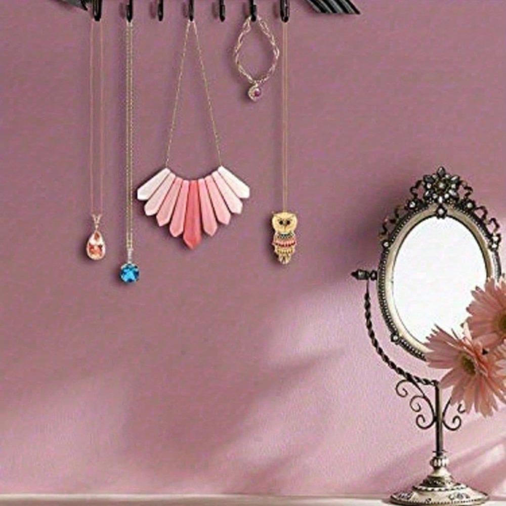 Metal Wall Mounted Bow Arrow Coat Rack, Entryway Organizer with Hooks for Jackets Hats Keys, Modern Home Decor Space Saving Storage