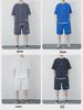 Men's Hong Kong Style Loose Two-Piece Waffle Sports Suit