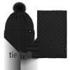 Hongxiyuan Winter Warm Knit Hat, Scarf & Gloves 3-Piece Set