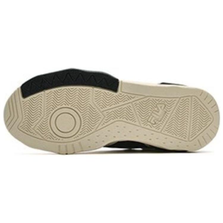 FILA Fusion Kick Wave Sole Sneakers Comfortable Lightweight Shock Absorbing Durable Low Top Women sneakers Black White T12W342305FBG