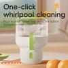 Portable Rechargeable Juicer Cup with Straw USB Charging 12-Blade Stainless Steel Cutter Ideal for Fresh Juice Anywhere