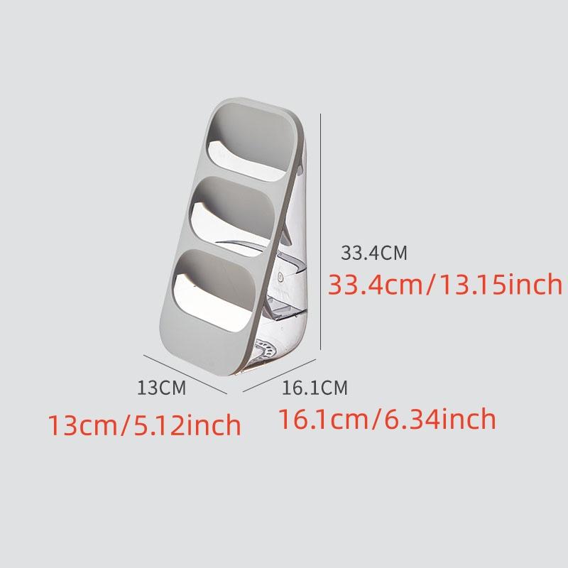 1 Stück Praktisch-Multifunktionales Küchenaufbewahrungsregal für Gabeln, Löffel, Messer, Servietten, Utensilienabtropfhalter