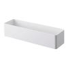 Yamazaki Jitsugyo 4846 Magnetic Storage Rack White Approx. W24.5XD7.2XH5.3cm Tower Accessory Storage Hook Included