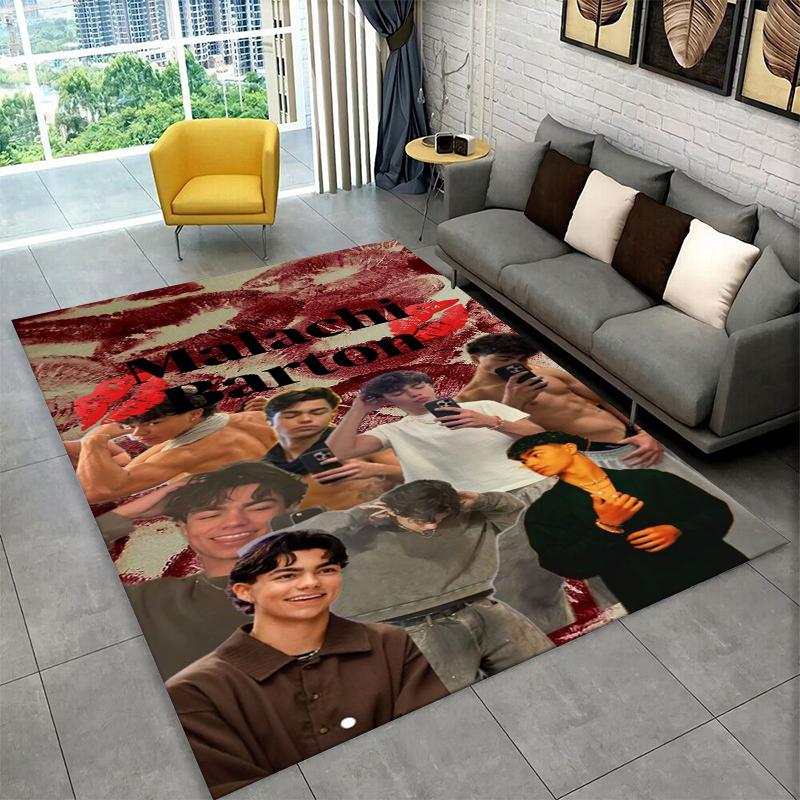 Fashion Malachi Barton Star Non-Slip Area Rug for Living Room,Bedroom,Playroom,Soft Carpet Floor Mat Home Decor Rug Kids Room