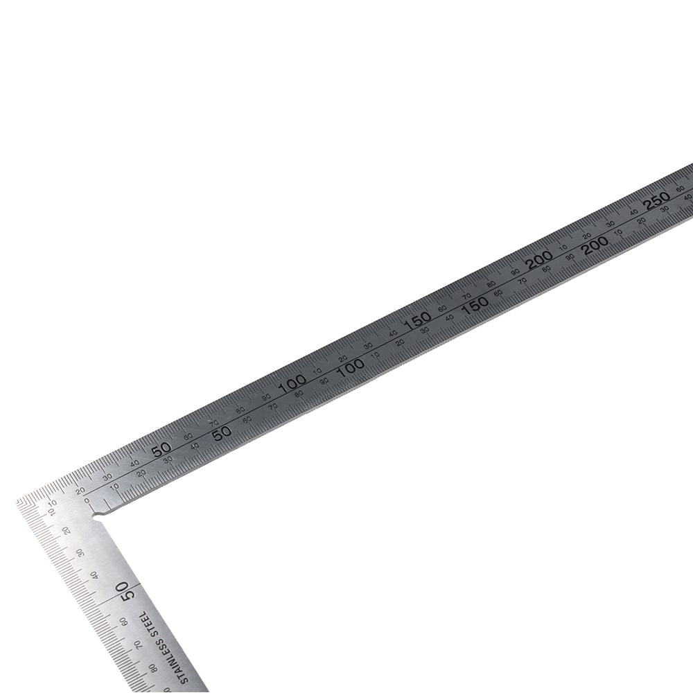 Metal Measuring Tool Double Sided Squares Graduations Measurement Metric Imperial Stainless Steel