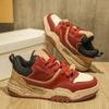 Freizeit-Board-Schuhe mit dicker Sohle für Herren Neue Herbstkollektion Niedrig geschnitten Sportlich Schnürung Studenten Atmungsaktiv Trendige Herren-Sneaker