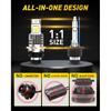 AUXITO D4S/D4R Light Bulbs Kit - 20000LM 35W 6500K, 500% Brighter, Fog Light Replacement, 2-Pack