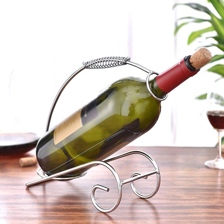 BST Portable Wine Rack Wine Display Stand European Creative Shelf