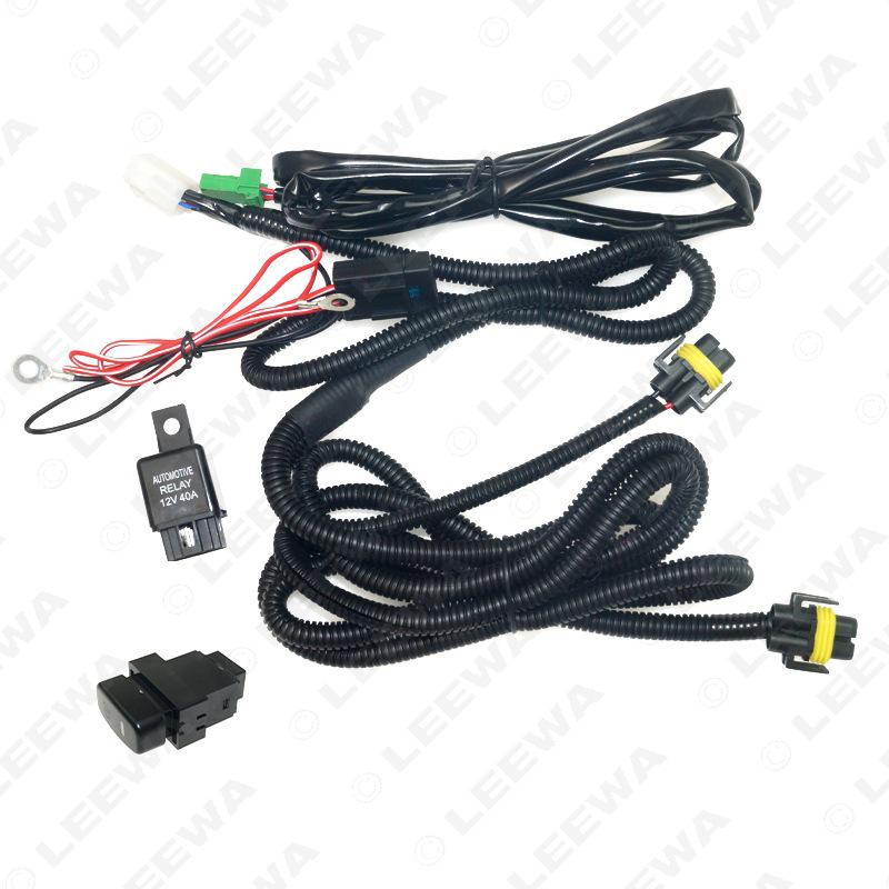 

Mitsubishi ASX/Outlander 5-контактный переключатель противотуманных фар и дневных ходовых огней, жгут 12В A+B: Wiring Harness + Relay + Switch