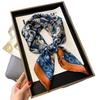 Zhang Ruonan Silk Scarf: Women's 2025 Spring/Summer Retro Neck Tie Accessory - High-End Small Square Neckerchief