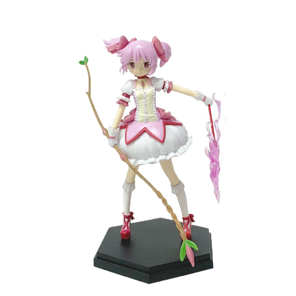 Puella Magi Madoka Magica Аниме Фигурка Канаме Мадока Волшебная Девочка ПВХ Аниме Фигурки Действия Аниме Мультфильм Модель Игрушка Подарки