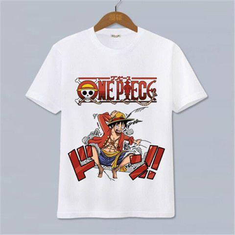 One Piece Luffy Ace Anime Tshirt Peripheral Cotton Tshirt Unisexs and Womens Cartoon Shortsleeved Y2K Street Tops Clothing 2026