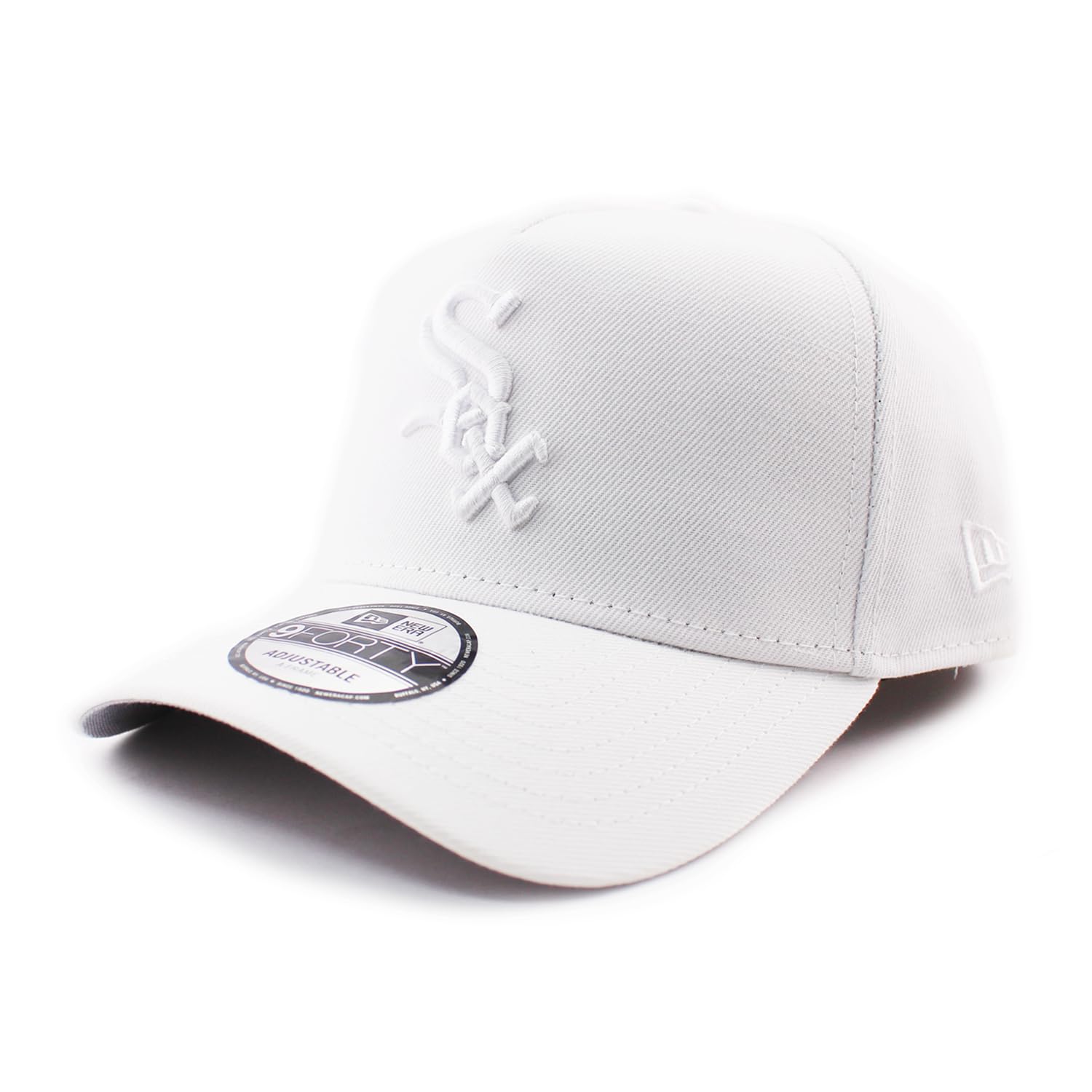 

New Era 9FORTY Снэпбэк Chicago White Sox MLB Снэпбэк Chicago White Ношеная Кепка, Кепка A-FRAME, Полностью Белый, Sox, A-Frame 940AF, Белый, белый