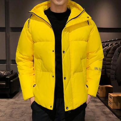 Doudounes pour hommes tendance Version coréenne vestes à capuche d'hiver chaud ample grande taille veste de pain hommes