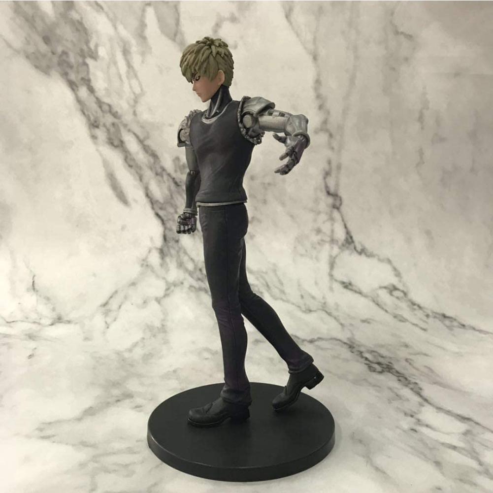 18cm Anime Figure Genos Standing Action Figures Saitama Apprentice Genos Figurine Doll PVC Model Adult Toys Collection Gifts
