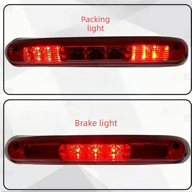 Third Brake Light Compatible with Chevrolet Silverado 2007-2013 GMC Car Accessories Auto Parts Red Lens LED Design Tail Light